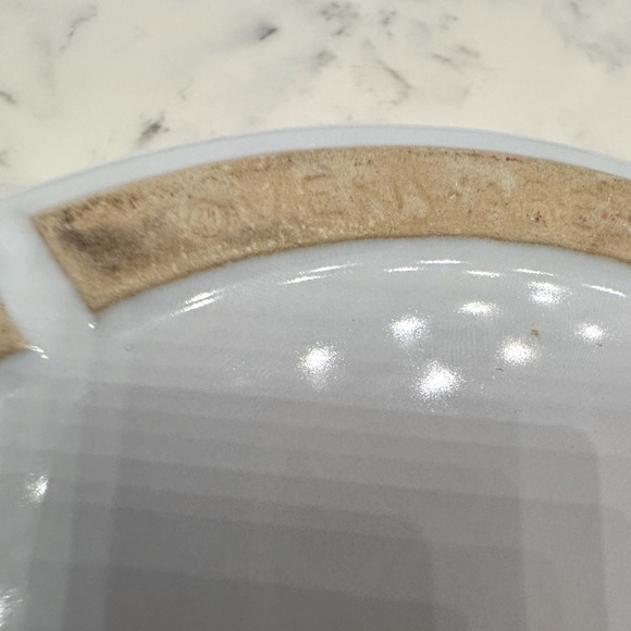 Emile Henry Round French Casserole Pie Stoneware White France Ovenware Buffet - Picture 10 of 12